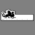 6" Ruler W/ Winged Dragon Silhouette